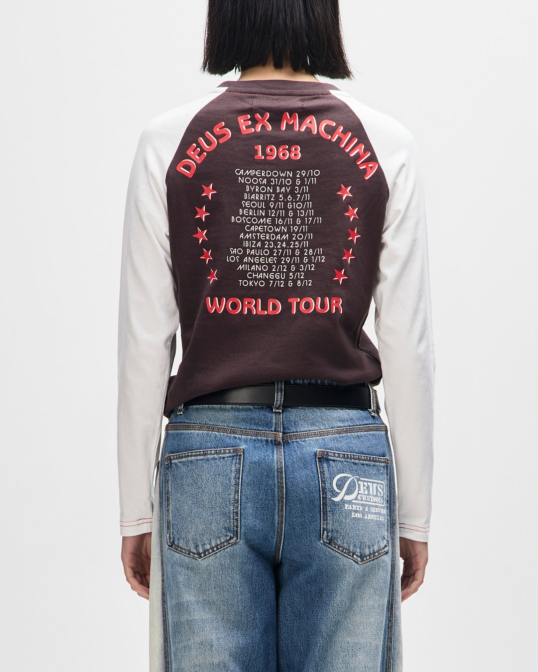 Tees | Deus Ex Machina | Rocca Raglan Tee - Java – Deus Ex Machina USA