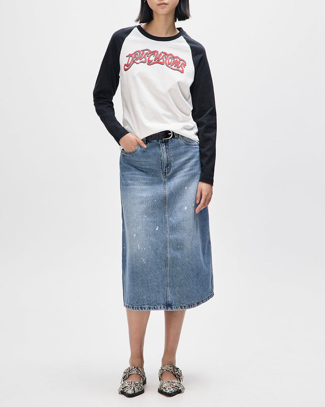 Rocca Raglan Tee - White