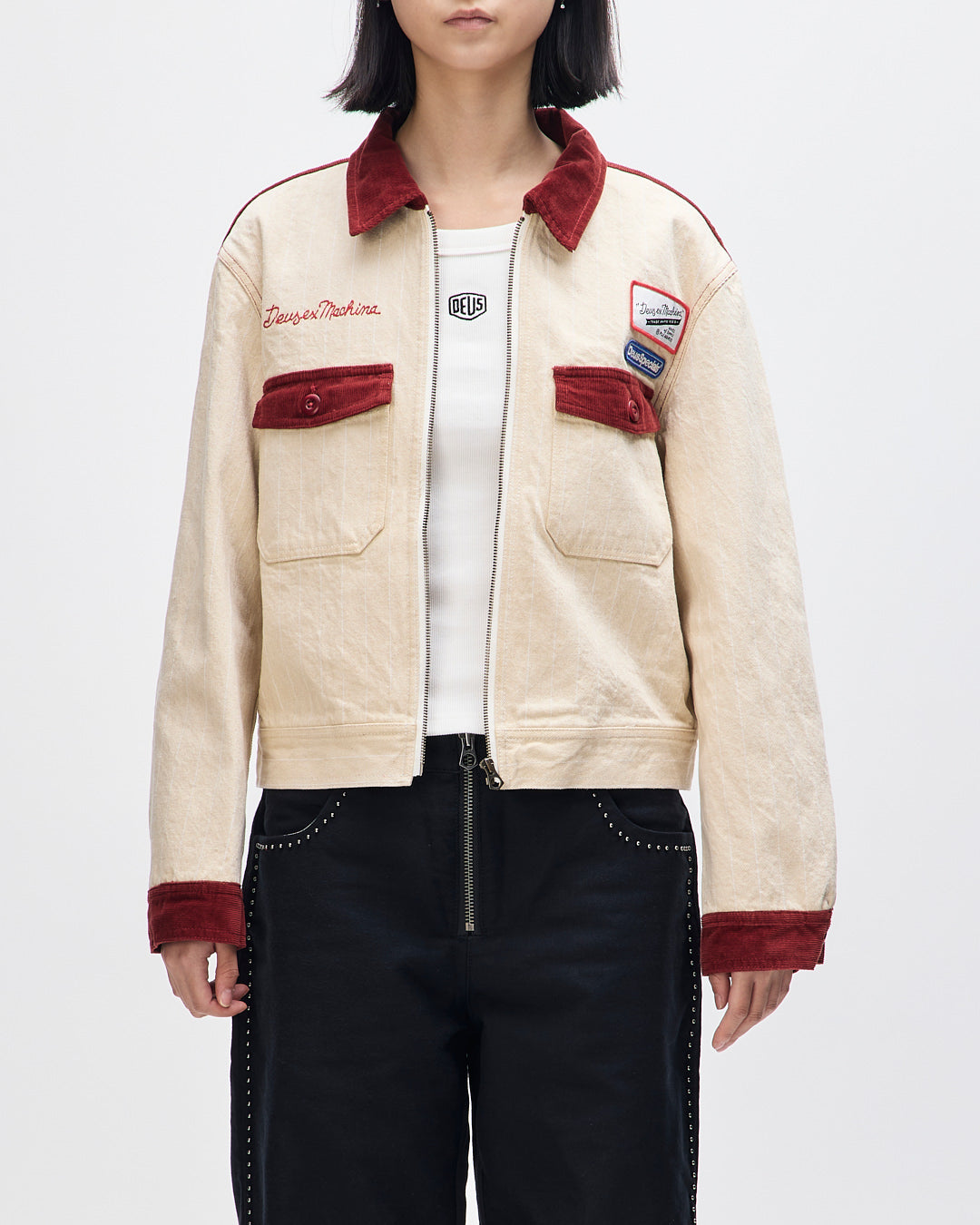 Womens Jackets | Deus Ex Machina | Lyon Natural Jacket - Natural