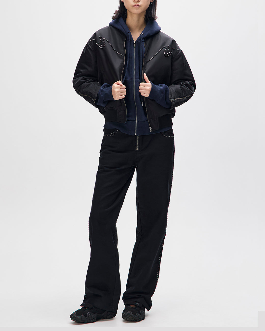 Womens Jackets | Deus Ex Machina | Sunset Bomber - Black – Deus Ex