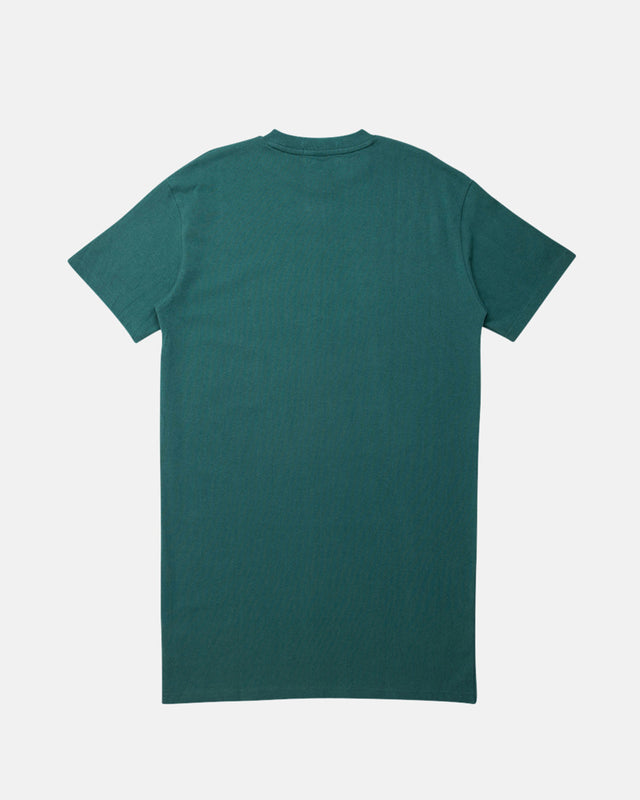 Chrome Spotnik Tee Dress - Teal