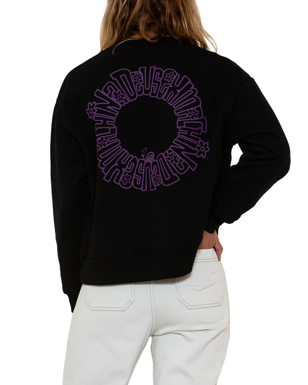 Ladies Sweaters | Deus Ex Machina | Idle Dxw Crew – Deus Ex