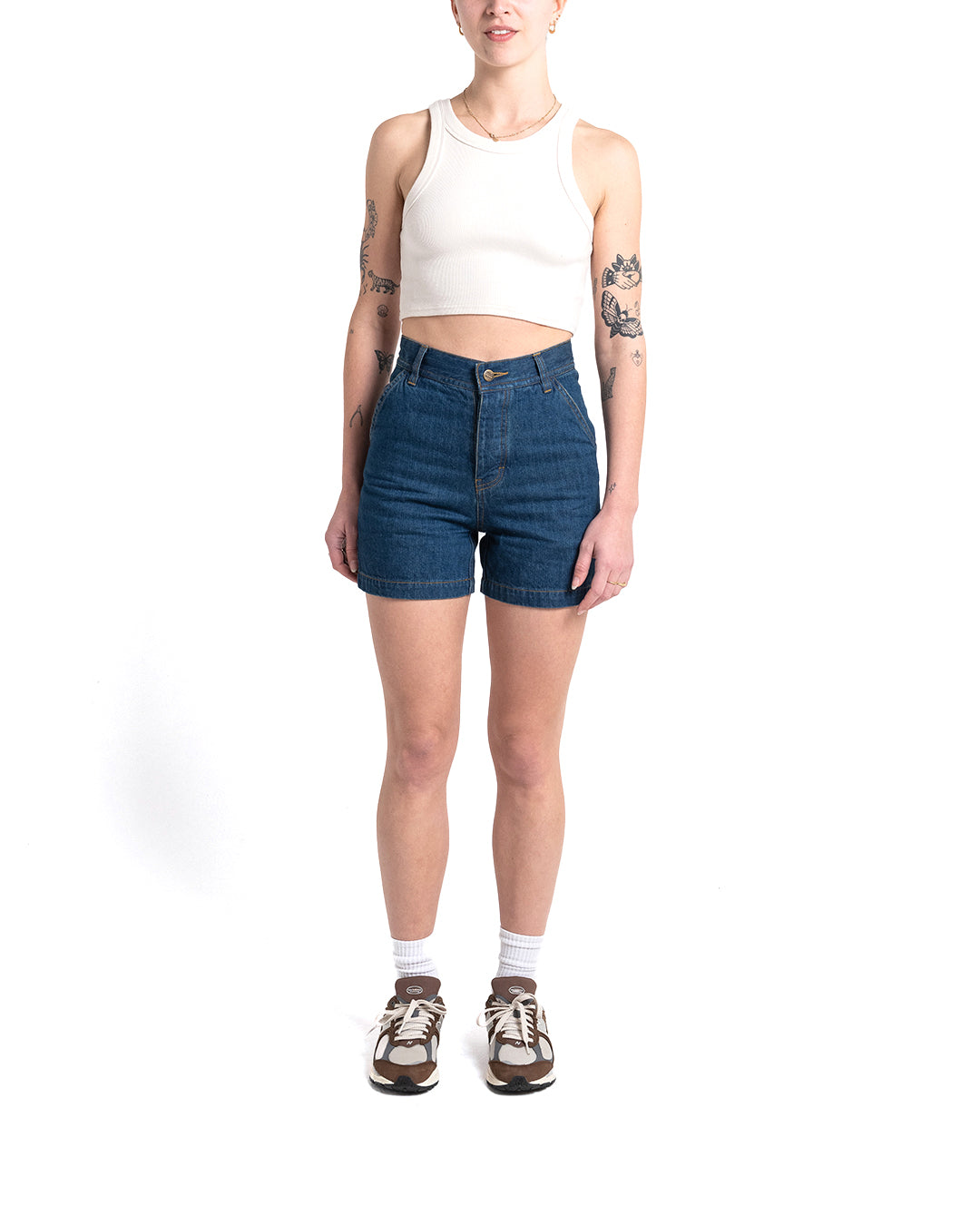 Womens Shorts | Deus Ex Machina | Kaiman Short Vintage Blue Denim