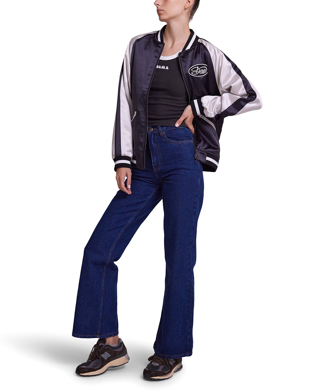 Womens Jackets | Deus Ex Machina | Liminal Bomber Black – Deus Ex