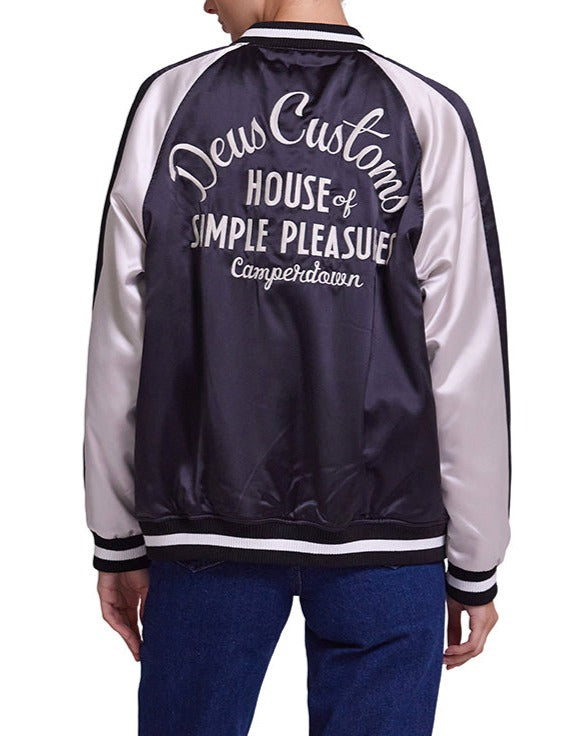 美品 デウスエクスマキナ LIMINAL BOMBER 中綿 ジャケット 黒 S Womens Jackets | Deus Ex Machina | Liminal Bomber Black – Deus Ex