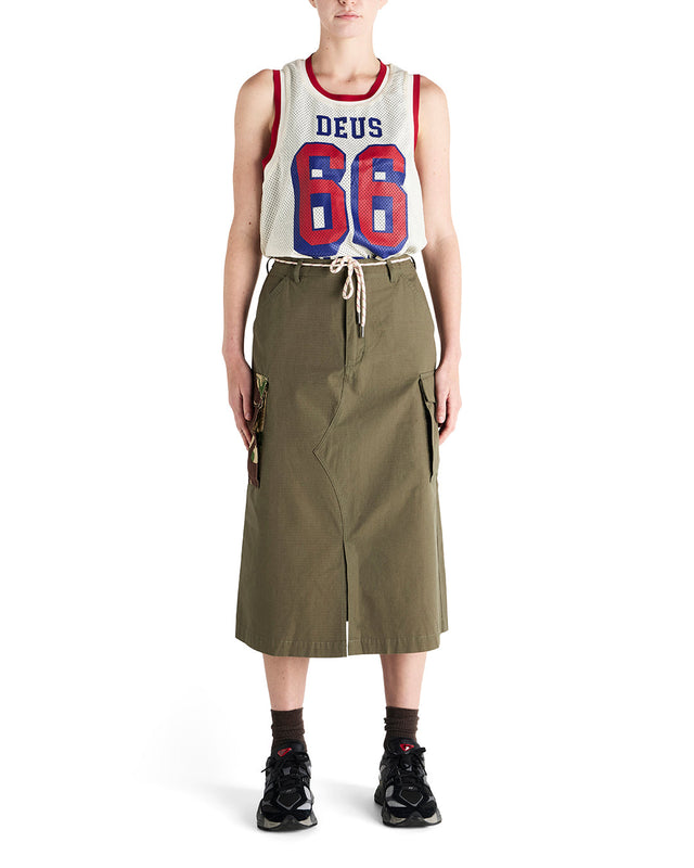 Arts & Crafts Skirt - Burnt Olive