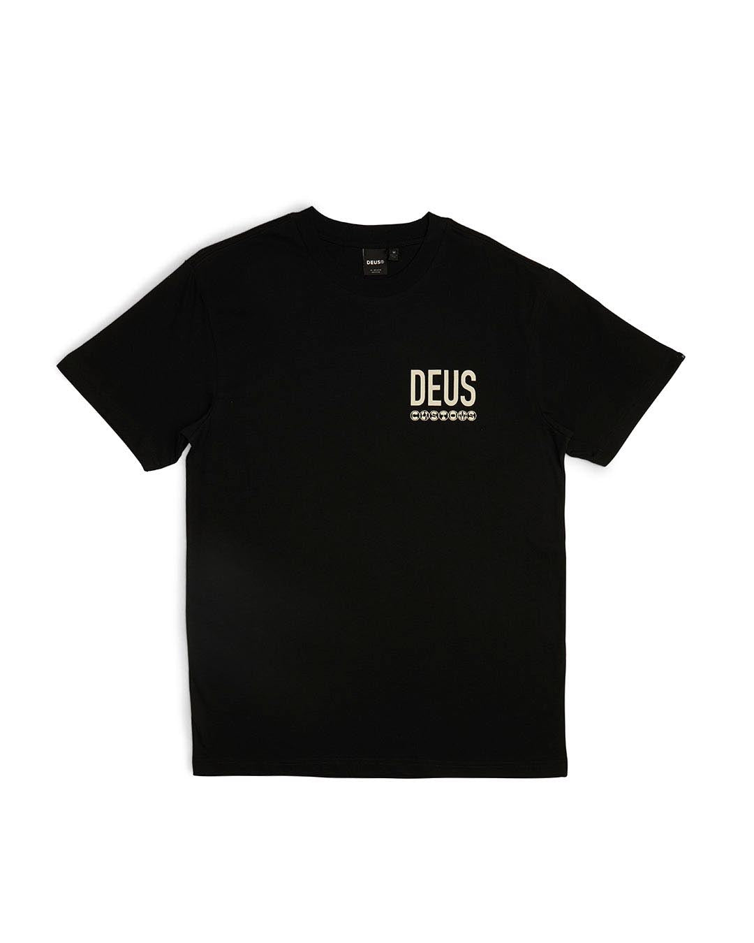 Tees Deus Ex Machina Inline Tee Black Deus Ex Machina USA