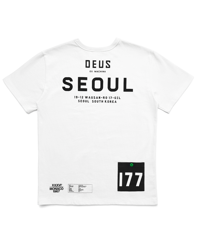 Tees | Deus Ex Machina | Seoul Address Tee – Deus Ex Machina USA Tees | Deus Ex Machina | Seoul Address Tee – Deus Ex Machina USA