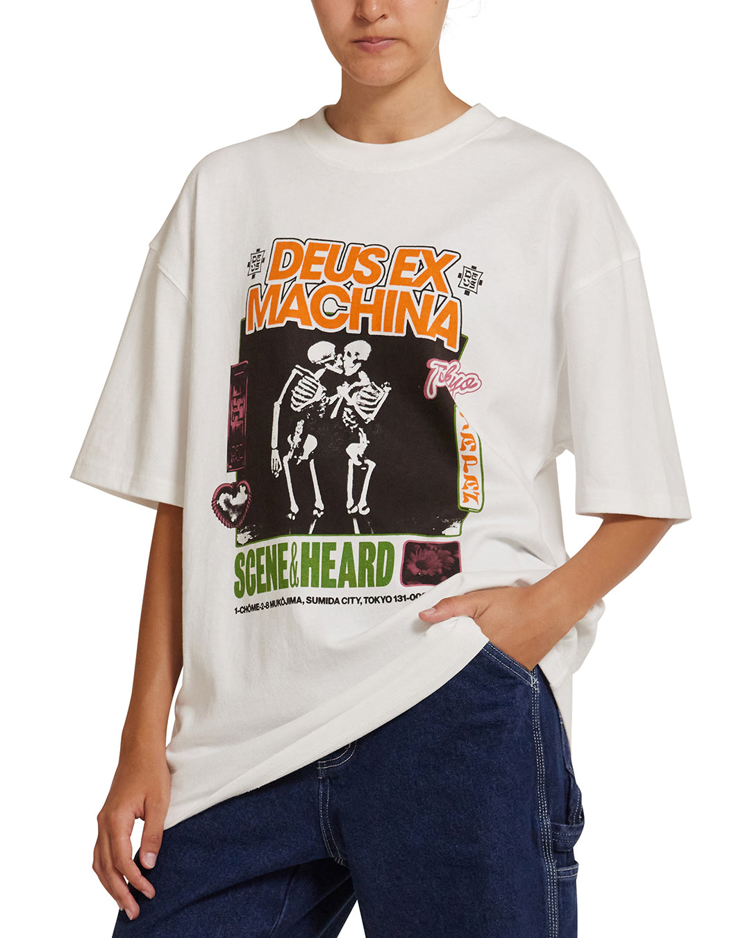 Tees | Deus Ex Machina | Takoyaki Tee Vintage White – Deus Ex