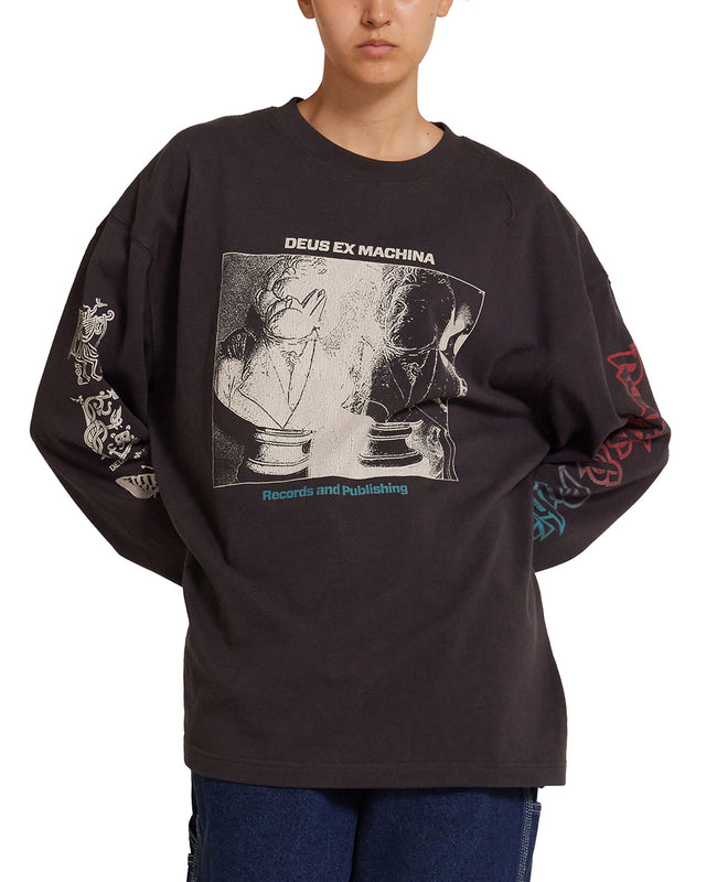 Divine Spark Long Sleeve Tee - Anthracite