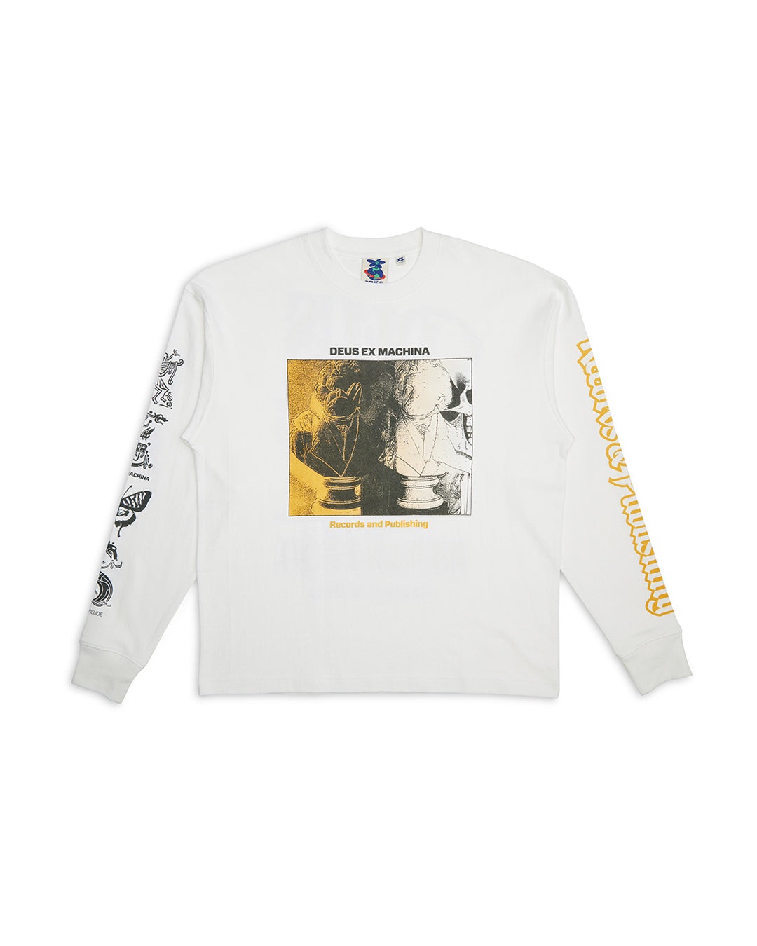 Divine Spark Long Sleeve Tee - Vintage White