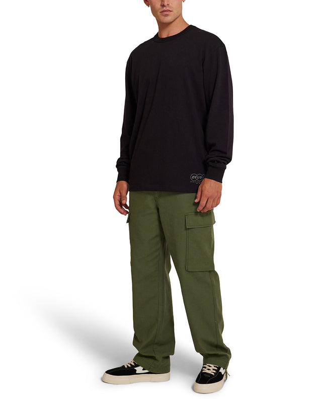 Docker Long Sleeve Cordura Tee - Anthracite