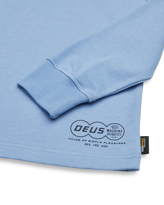 Docker Long Sleeve Cordura Tee - Forever Blue