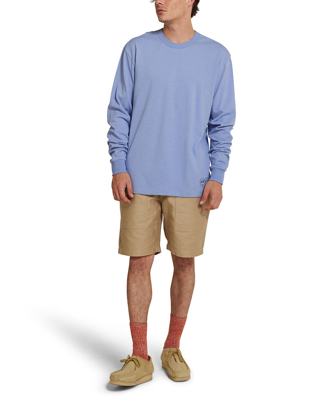 Docker Long Sleeve Cordura Tee - Forever Blue