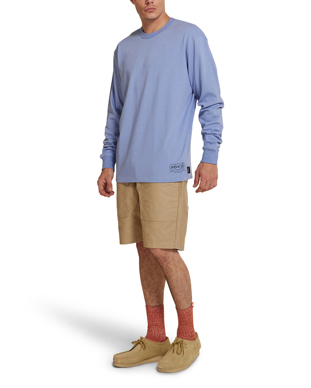 Docker Long Sleeve Cordura Tee - Forever Blue