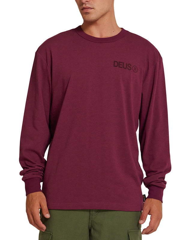 Beams Long Sleeve Cordura Tee - Rhodo