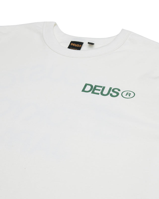 Beams Ls Cordura Tee - Vintage White