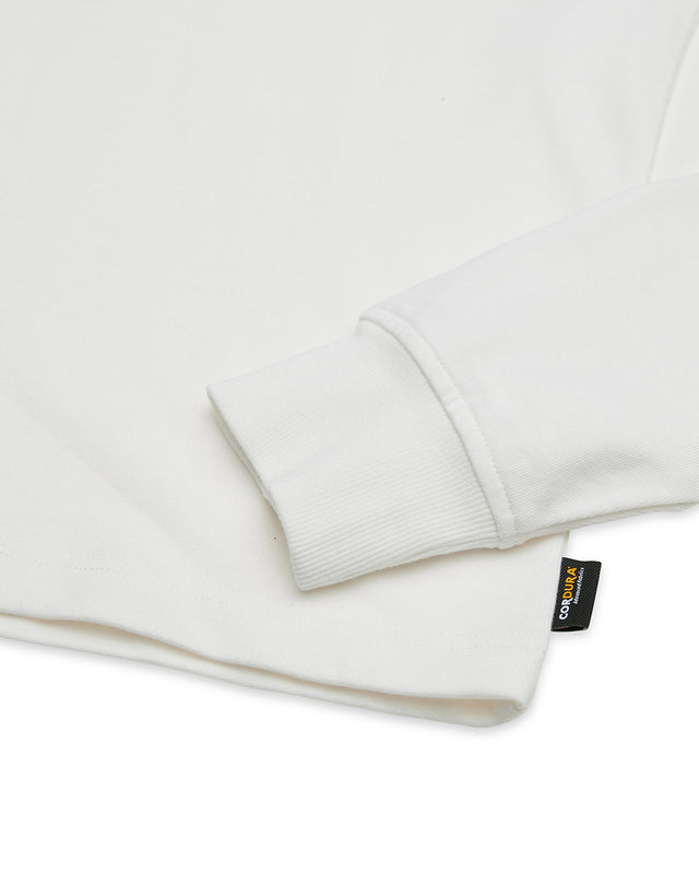 Beams Long Sleeve Cordura Tee - Vintage White