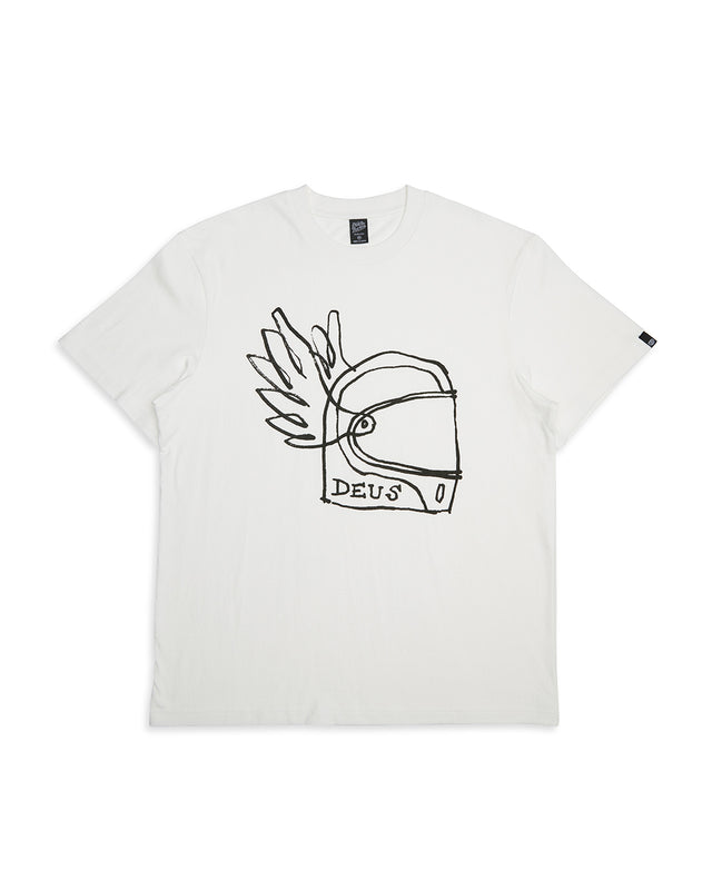 Helmet Tee - Vintage White