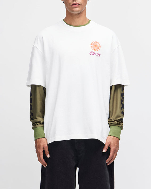 Strata Tee - Vintage White