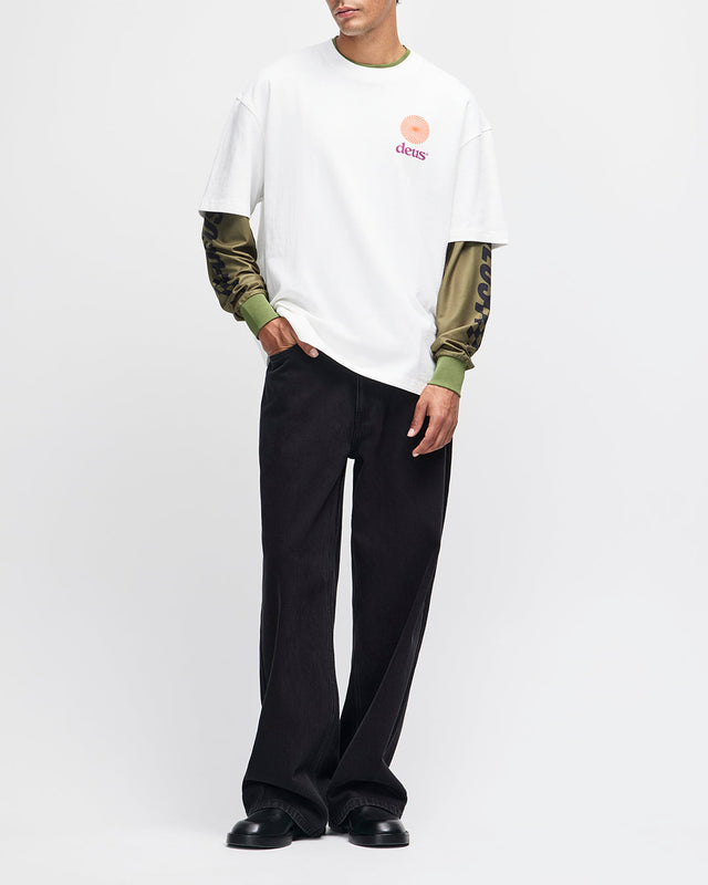 Strata Tee - Vintage White