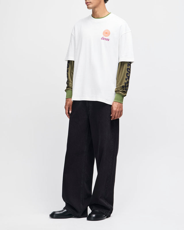 Strata Tee - Vintage White