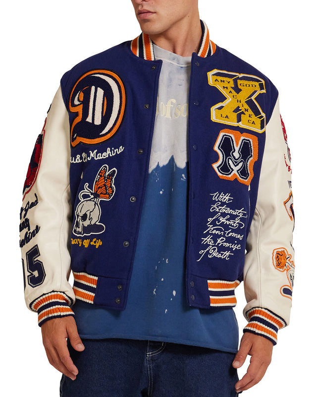 Amanita Varsity Jacket - Patriot Blue