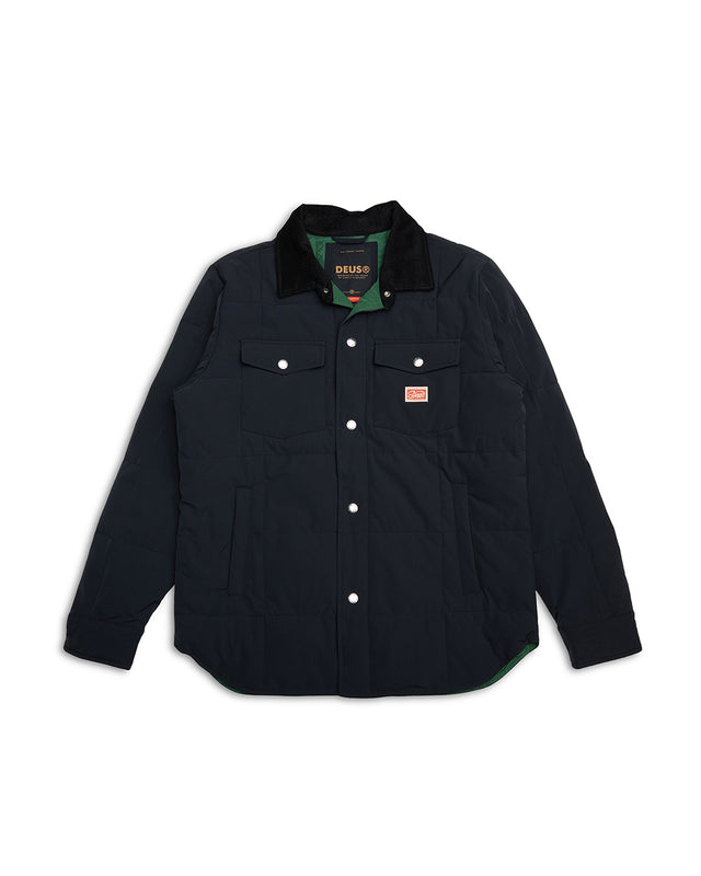 Maxwell Padded Overshirt - Black