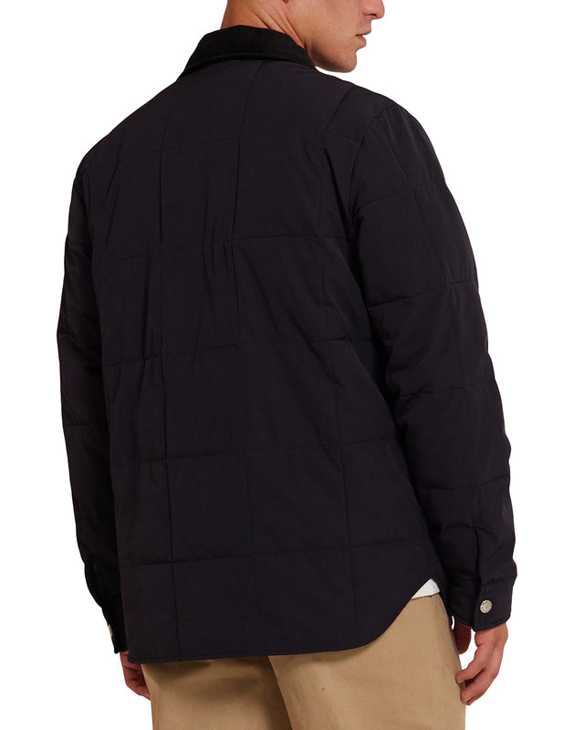 Maxwell Padded Overshirt - Black