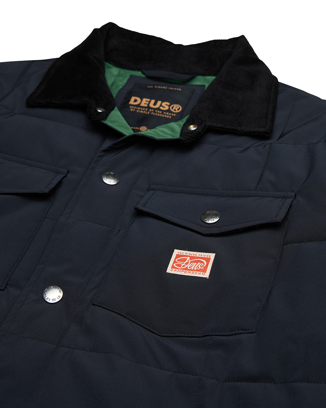 Jackets | Deus Ex Machina | Maxwell Padded Overshirt – Deus Ex