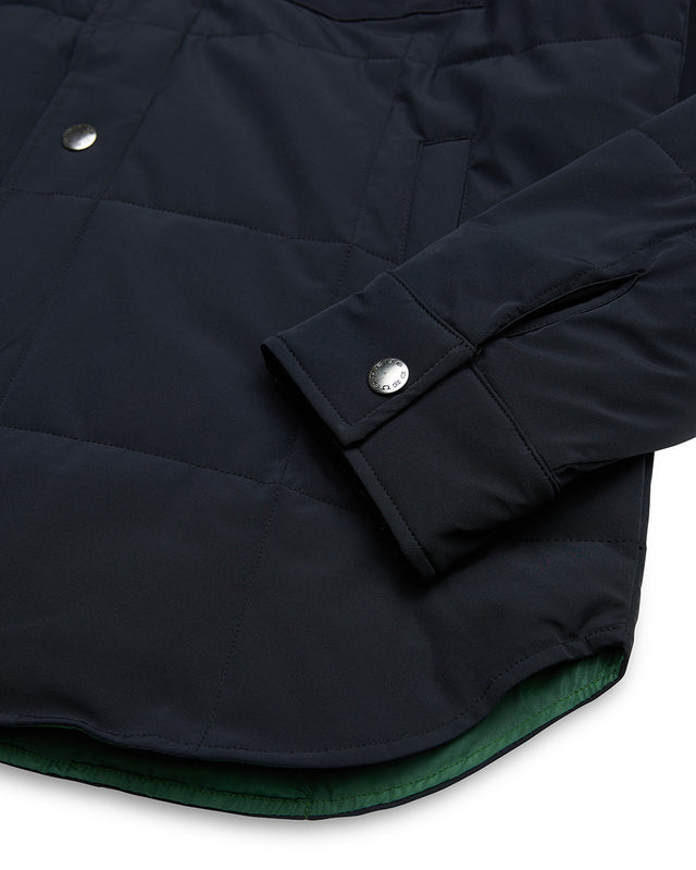 Maxwell Padded Overshirt - Black