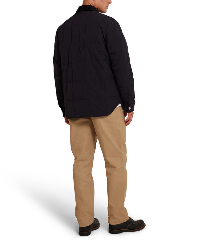 Maxwell Padded Overshirt - Black