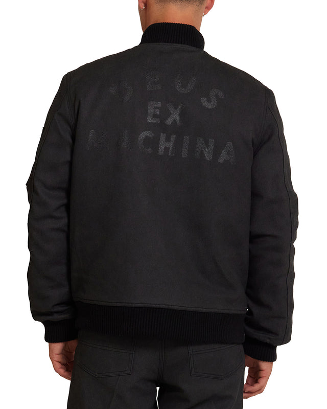 Garth Bomber Jacket - Washed Navy