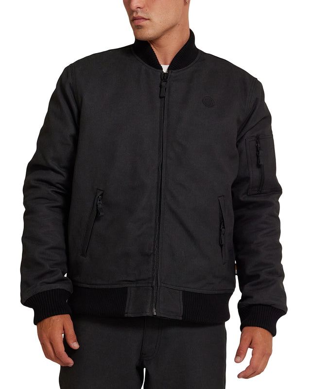 Garth Bomber Jacket - Washed Navy