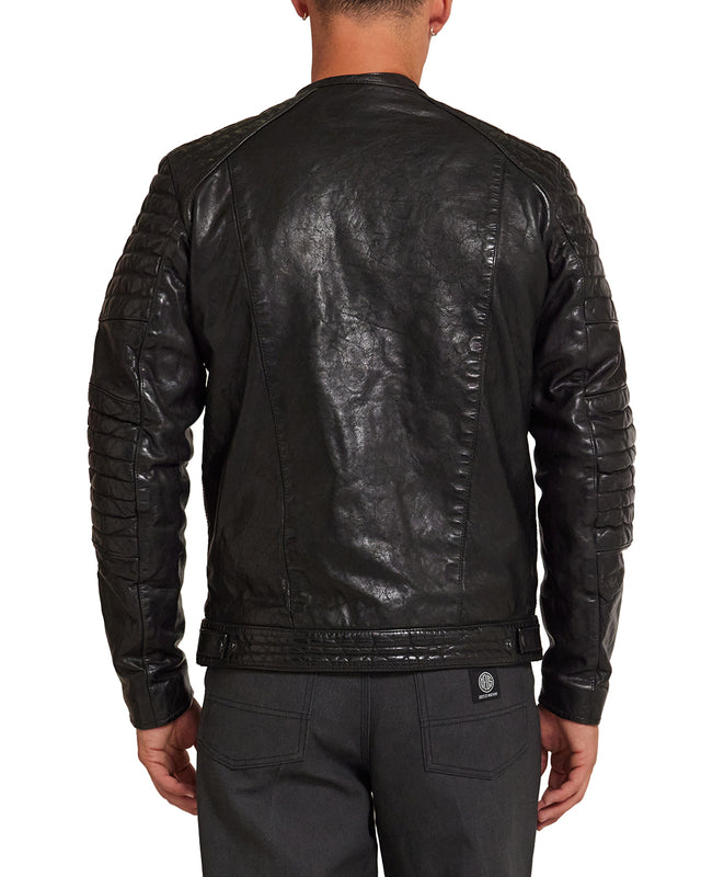 Riders Leather Jacket - Black