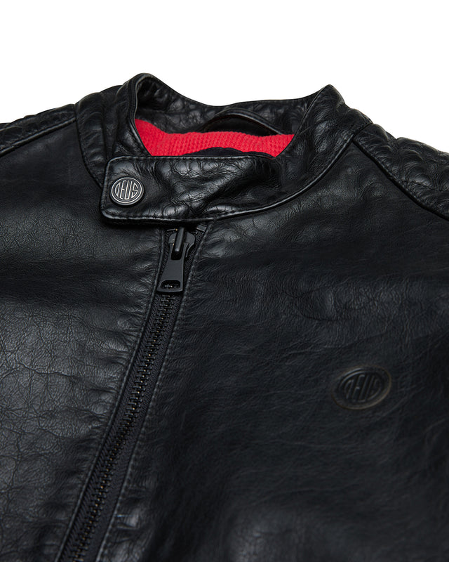 Riders Leather Jacket - Black