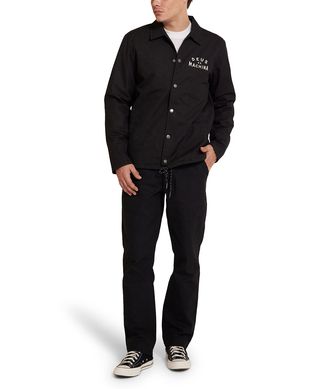 Jackets | Deus Ex Machina | Workshop Coach Jacket - Black – Deus