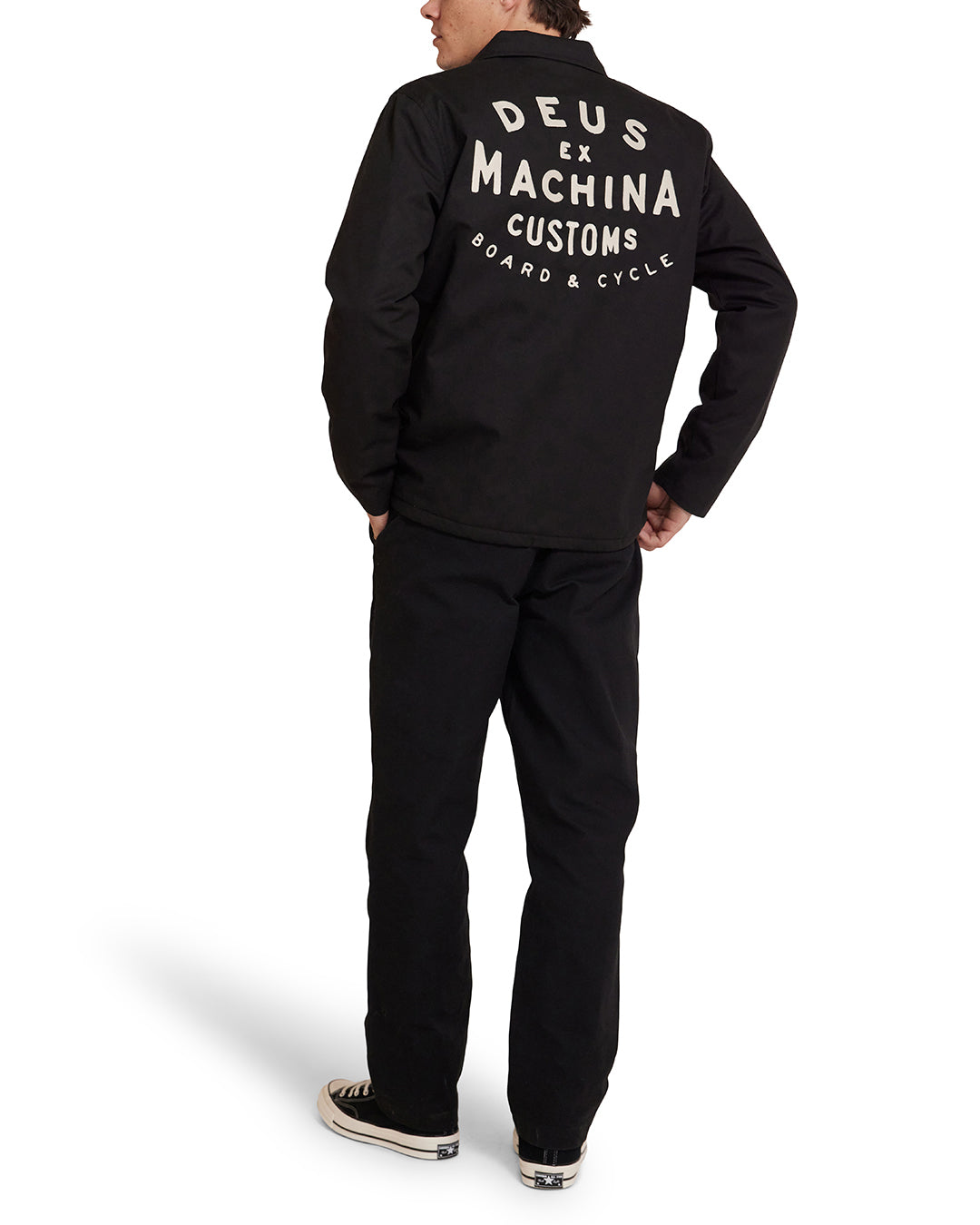 Jackets | Deus Ex Machina | Workshop Coach Jacket - Black – Deus