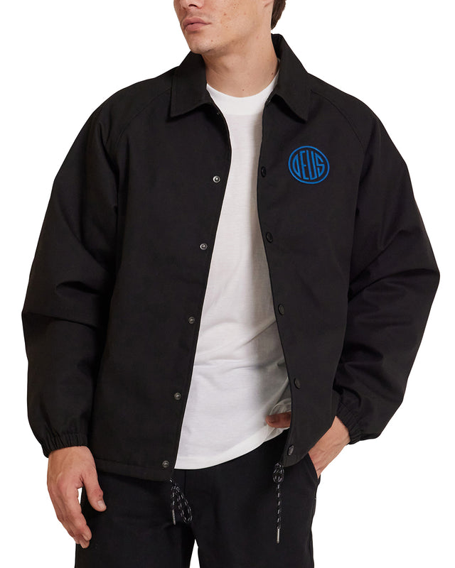 Jackets | Deus Ex Machina | Pill Logo Coach Jacket Deus Ex Machina USA Jackets | Deus Ex Machina | Pill Logo Coach Jacket Deus Ex Machina USA