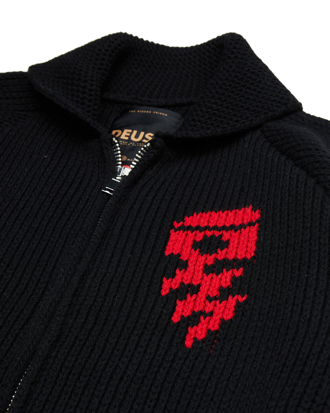 Deus Ex Machina タグ付き カウチン ニット カーディガン ルード Knitwear | Deus Ex Machina | Piston Shawl Cardigan – Deus Ex