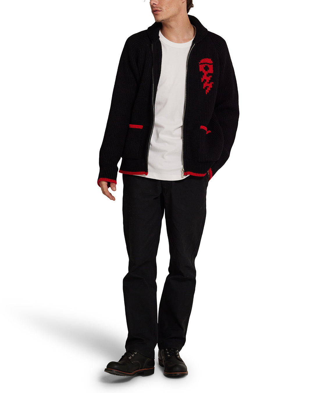 Knitwear | Deus Ex Machina | Piston Shawl Cardigan – Deus Ex