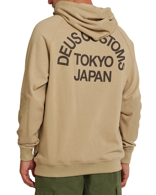 Beams Cordura Hoodie - Safari