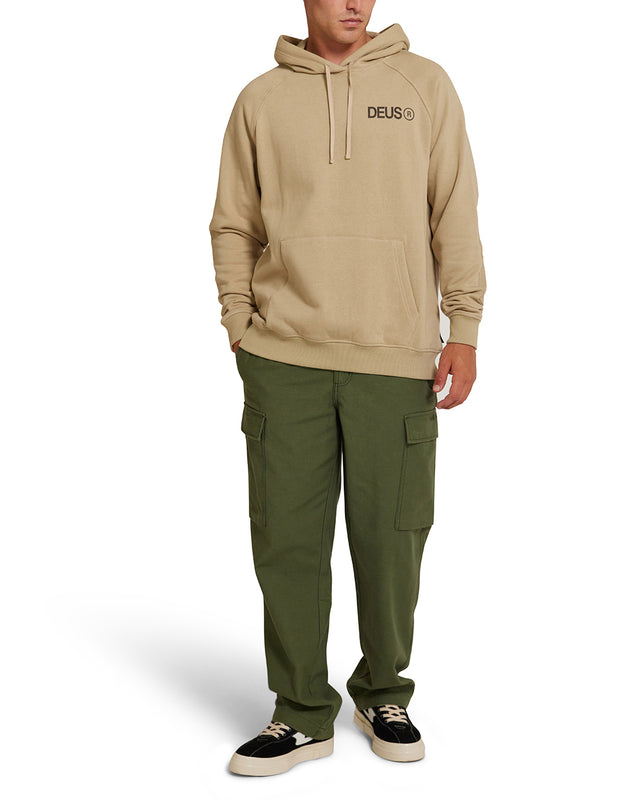 Beams Cordura Hoodie - Safari