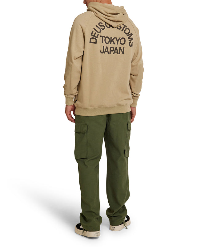 Beams Cordura Hoodie - Safari