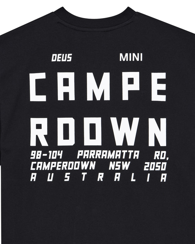 Camperdown Address Tee - Black