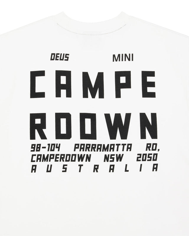 Camperdown Address Tee - Vintage White
