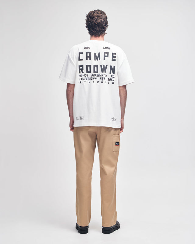 Camperdown Address Tee - Vintage White