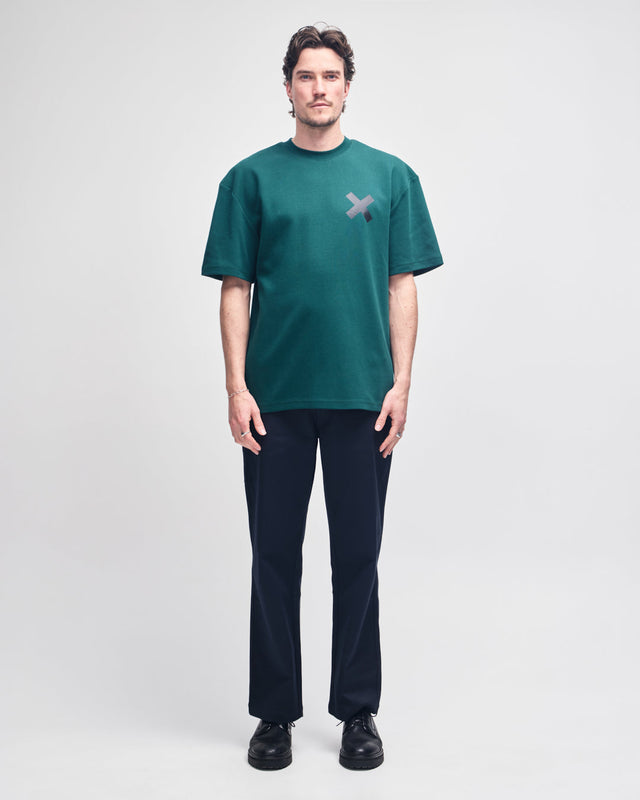 Surbiton Address Tee - Race Green