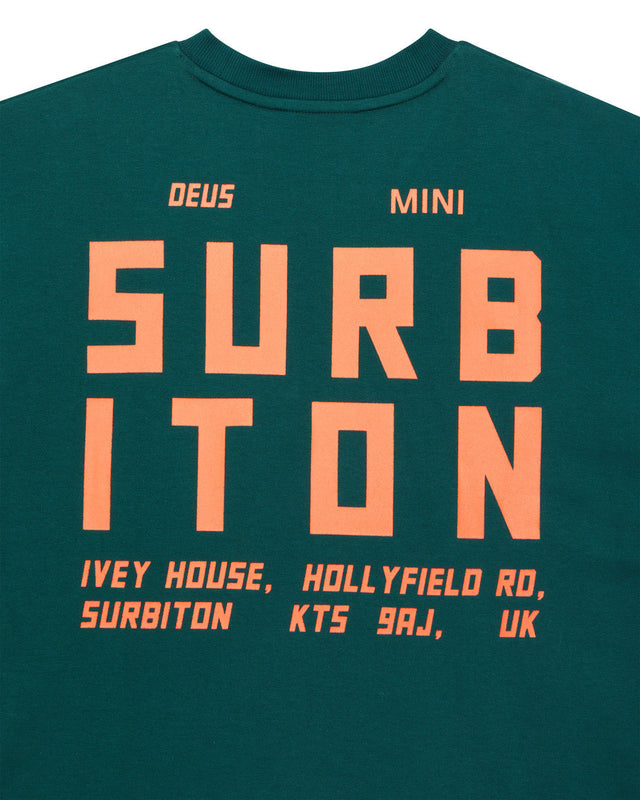 Surbiton Address Tee - Race Green