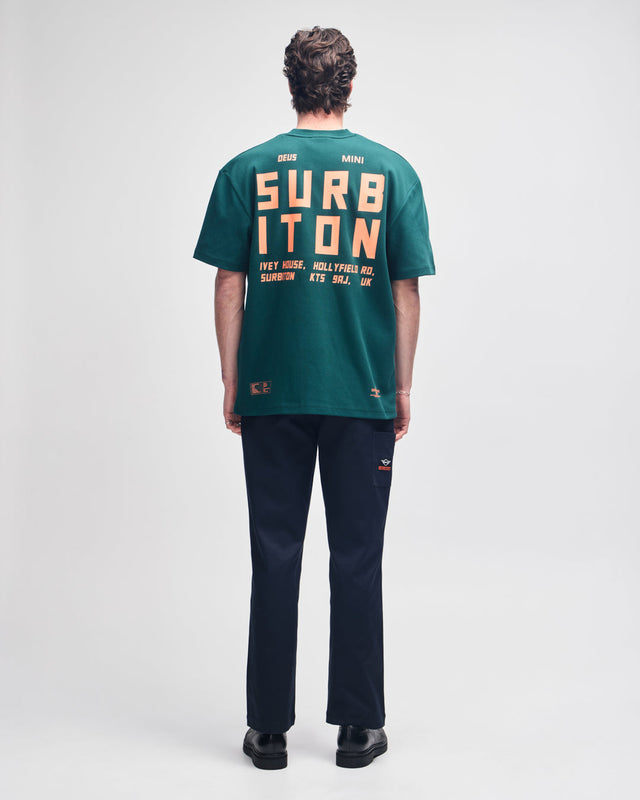 Surbiton Address Tee - Race Green